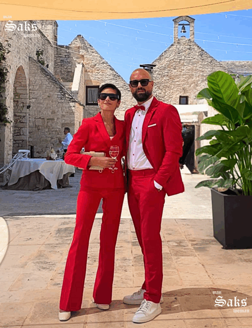 Due Invitati Speciali al Matrimonio di Francesca verstiti abiti da cerimonia per invitato uomo e donna cautireri e musani saks cerimonia abiti firmati chieti scalo pescara foto2134